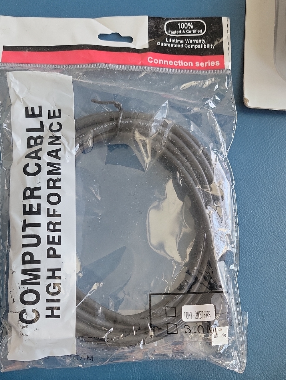 High Performance Computer Cable - Black